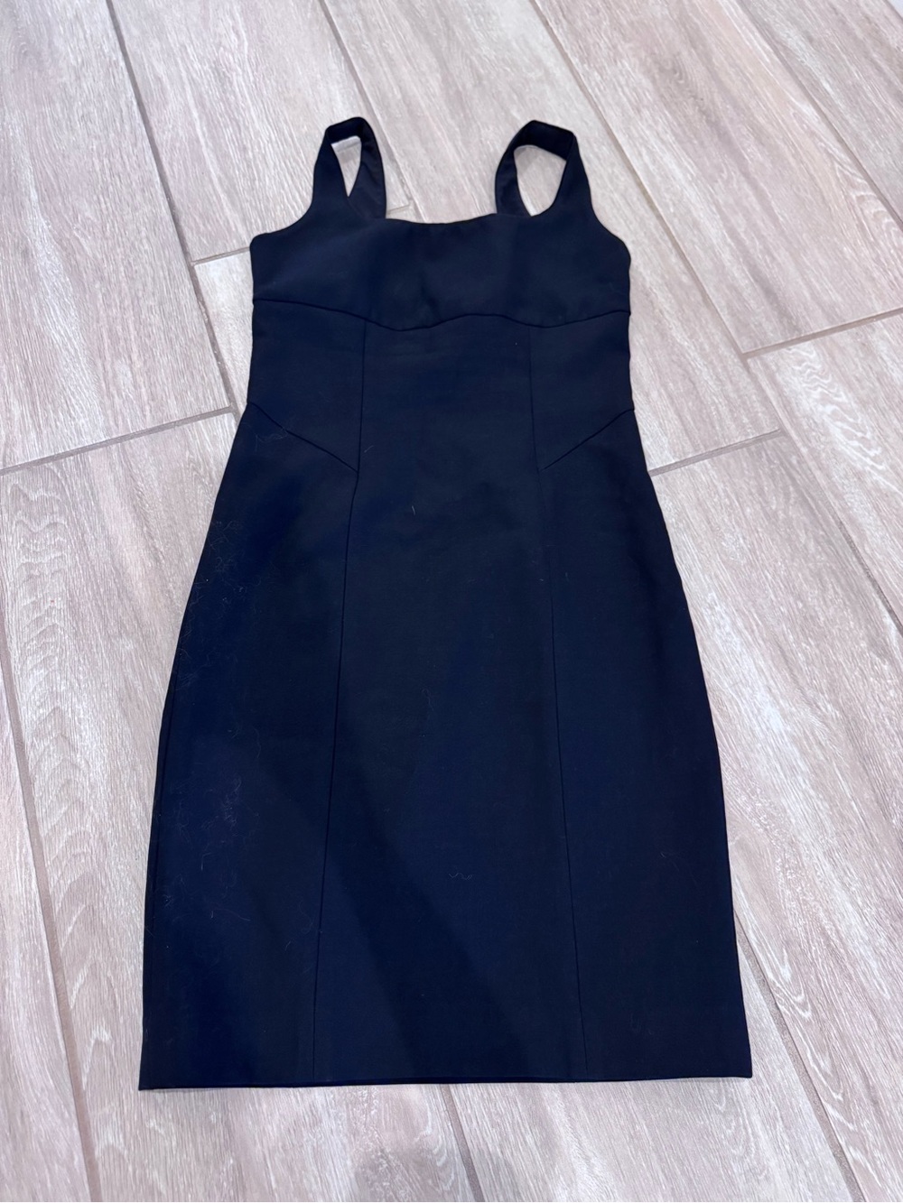 Diane Von Furstenberg Black Midi Sheath Dress